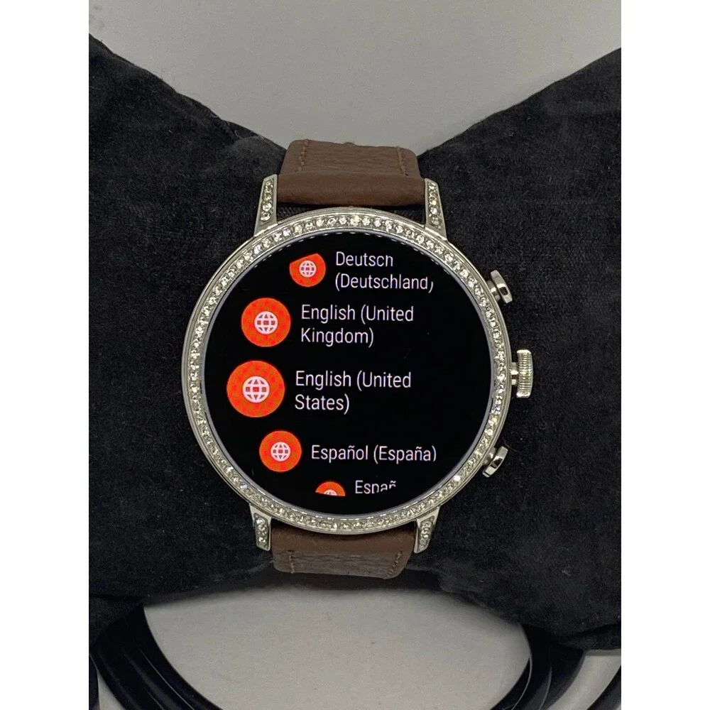 Fossil Gen 4 Authentic Digital Dial Smart Watch Custom Band FTW6013 AB362